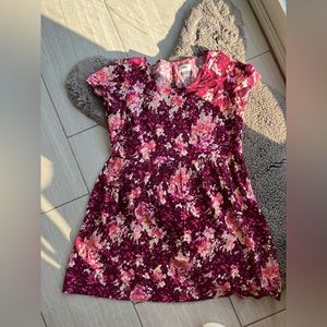 Pink Floral Dress